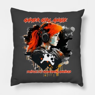 Gamer Girl Angie Pillow