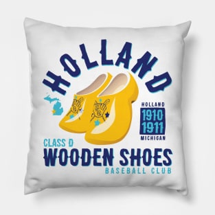 Holland Wooden Shoes Pillow