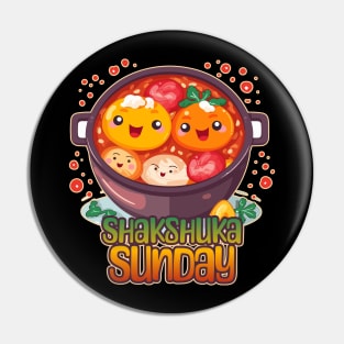 Shakshuka Sunday Foodie Design Pin