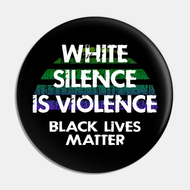 White silence is violence. End white supremacy. Be actively anti-racist. We will not be silent. Systemic racism. End police brutality. Black lives matter. Stop racial hate. Justice. Pin by IvyArtistic