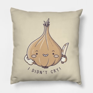 I Didn't Cry Onion Violence by Tobe Fonseca Pillow