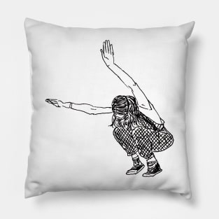 charlotte ritchie - power squat Pillow