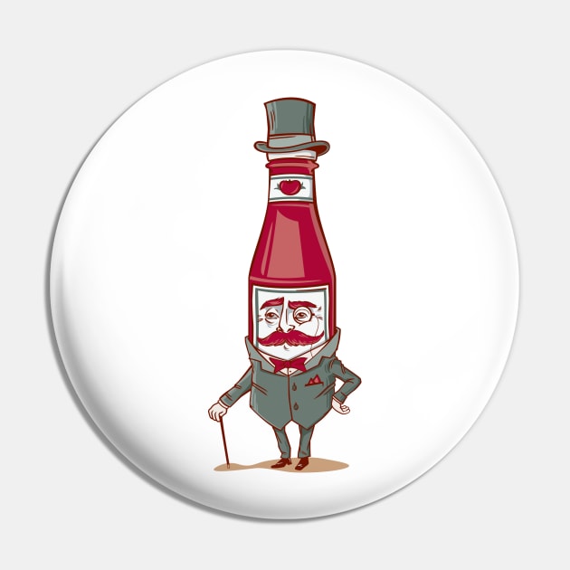 Sir Fancy Ketchup Pin by bennyd302