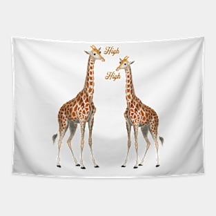 giraffe joke Tapestry