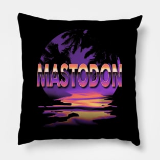 Quotes Mastodon Name Retro Styles Birthday 70s 80s 90s Pillow