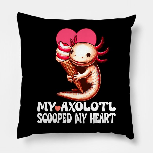 Axolotl Pet Pillow by Outrageous Flavors