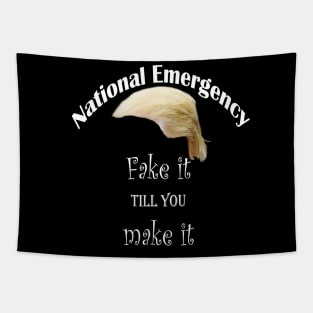 Trump and national emergency Tapestry