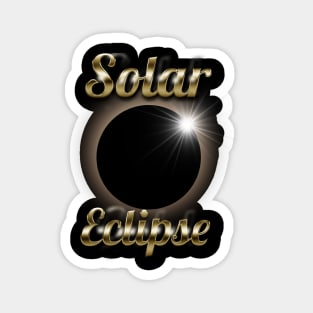 Solar Eclipse design Magnet