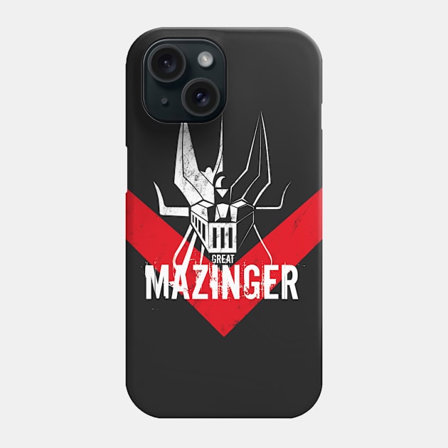 108 Great Mazinger Head Phone Case by Yexart