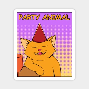 Party Animal - Pop Art Ave Magnet