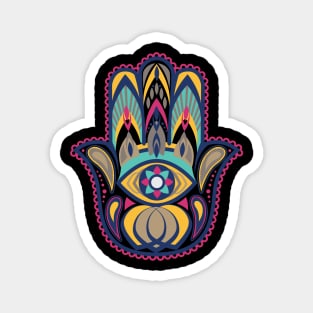 Hamsa Mandala Art Magnet