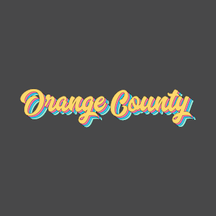 Orange County Retro Script T-Shirt
