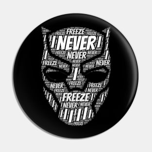 I never Freeze Superhero Panther shirt Pin