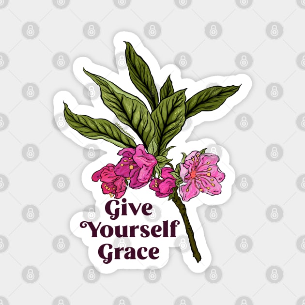 Give Yourself Grace Magnet by FabulouslyFeminist