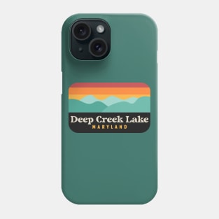 Deep Creek Lake State Park Maryland Retro Vintage Sunset Phone Case