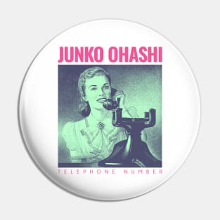 Junko Ohashi - Citypop Girl Pin