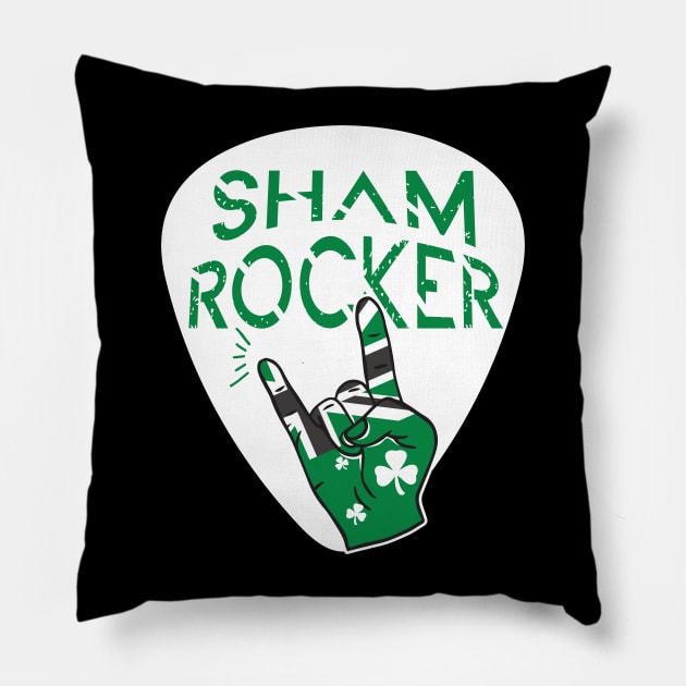 St. Patrick´s Day heavy metal music Musician Gift Outfit Pillow by alpmedia