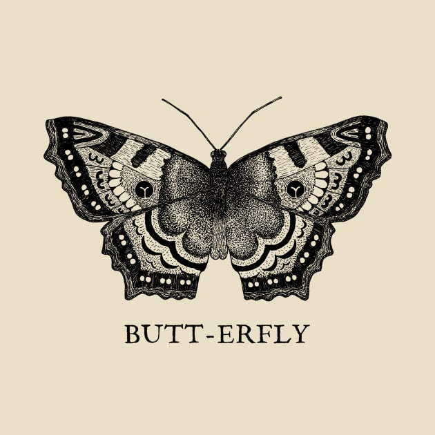 Butt-erfly by martinascott