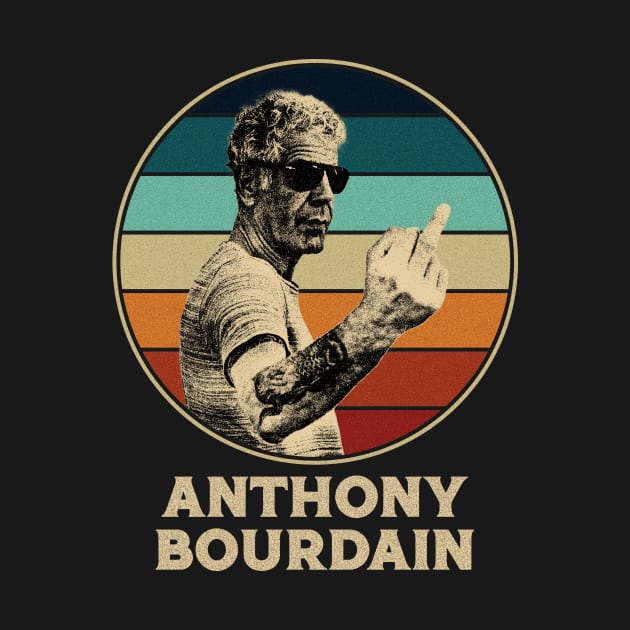 Anthony Bourdain retro by Gummy Store