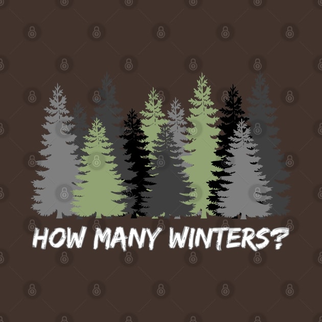 How Many Winters? Question from a well traveled wanderer (MD23GM004b) by Maikell Designs