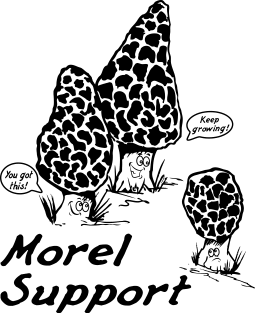 Morel Support! Magnet