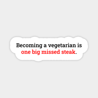 Fun with Puns - Steak Magnet