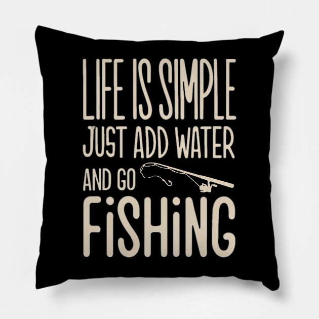 fishing Pillow by AOAOCreation