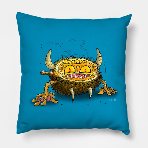 Dirty Durian Pillow by John Coen Artistry