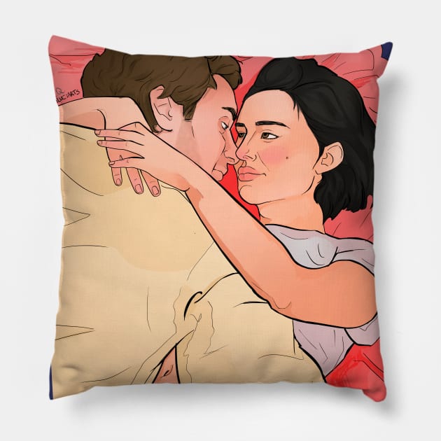 Closer Portrait Pillow by @akaluciarts