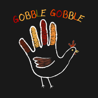 Kid's Art Class Hand Turkey T-Shirt