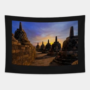 Borobudur Sunrise. Tapestry