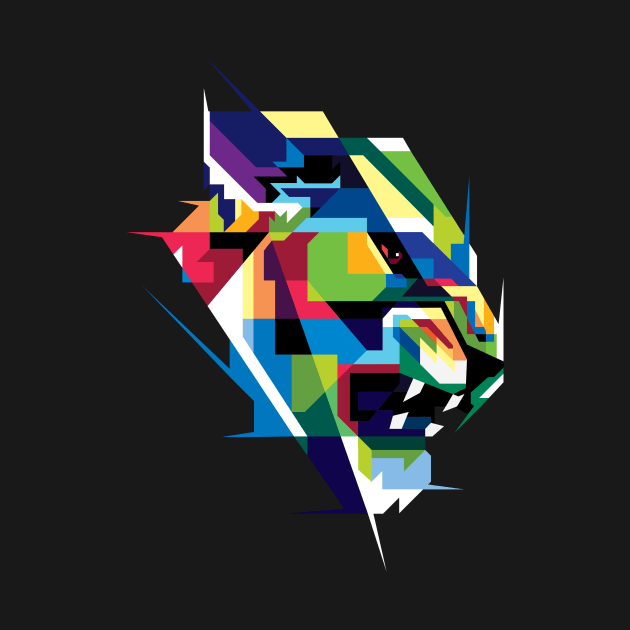 colorfull tiger by mrasyidkvec