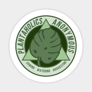 Plantaholics Anonymous Magnet