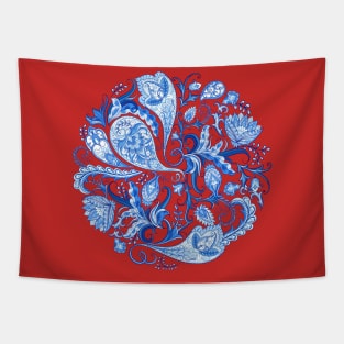 Paisley decorative pattern Tapestry