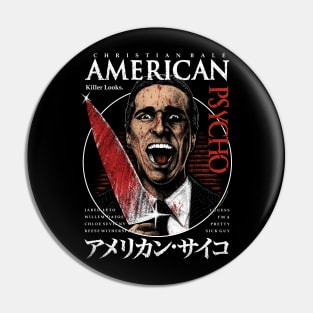 American Psycho, Patrick Bateman, Cult Classic Pin