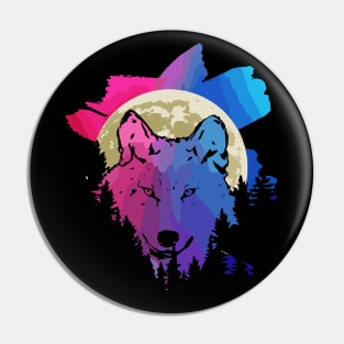 Wolf Colors Pin
