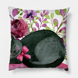 Napping Kitty Cat Pillow