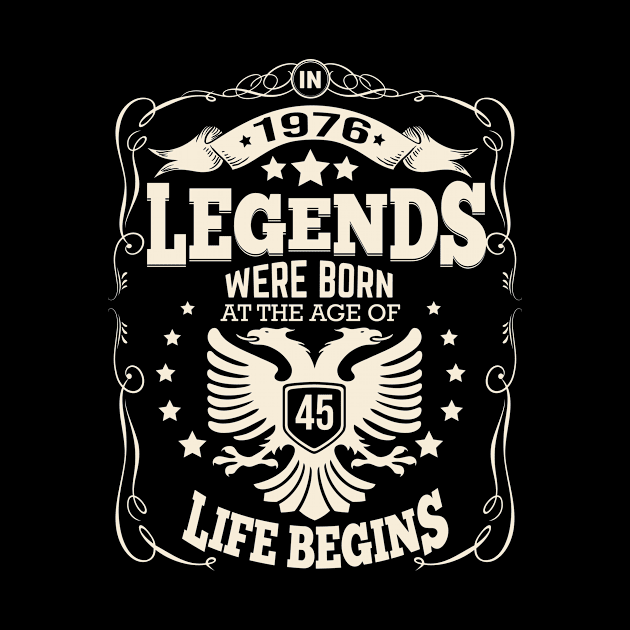 Birthday 1976 legend falcon by HBfunshirts