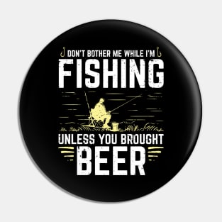 Funny Fishing Fish Fisherman Sport Bass Carp Gift Pin