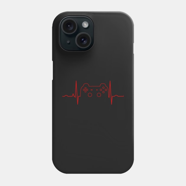 Gamer Heartbeat Phone Case by PH-Design