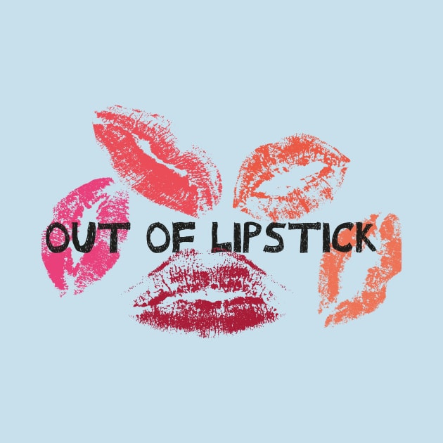 Out Of Lipstick With Lips Graphic illustration by MerchSpot