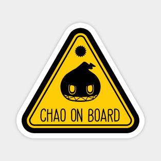 Chao on Board - Dark/Devil Magnet