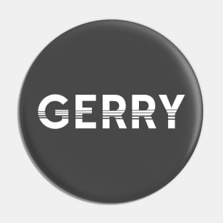 GERRY WHITE LOGO Pin