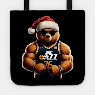 Utah Jazz Christmas Tote