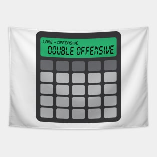 The Office – Lame Plus Offensive Equals Double Offensive Calculator Toby Flenderson Michael Scott Tapestry