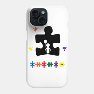 Autism Awareness Amazing Cute Funny Colorful Motivational Inspirational Gift Idea for Autistic Phone Case