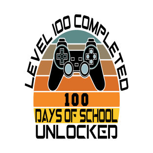 Level 100 completed 100 days of school unlocked T-Shirt