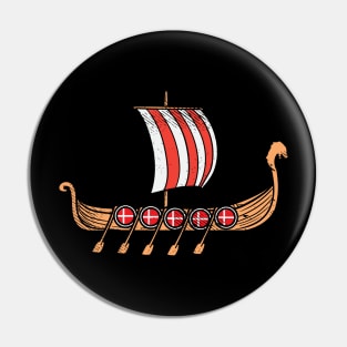 Viking Ship Pin