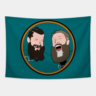 Bearded Buddies Joe Thornton Brent Burns Tapestry