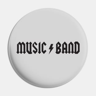 Music Band T-Shirt Pin